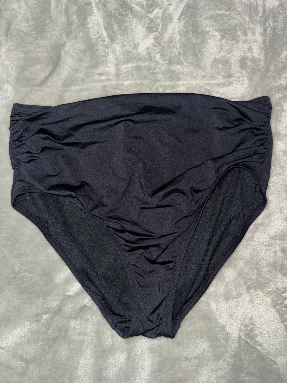 Kona Sol Black High-Waist Swim Bottom